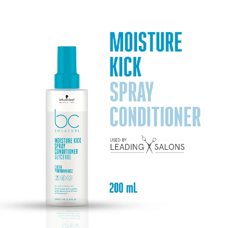 Schwarzkopf Professional Bonacure Moisture Kick Spray Conditioner with Glycerol, 200 ml-2.webp